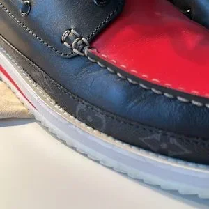 Like new in original box! Louis Vuitton shoes with canvas, red and black colors. Louis Vuitton | Shoes | Like New In Original Box Louis  main image 4